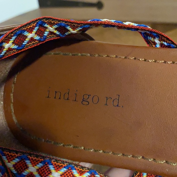 Indigo Rd sandals shoes Boho  Adjustable Strappy Flat 9 - Picture 8 of 11